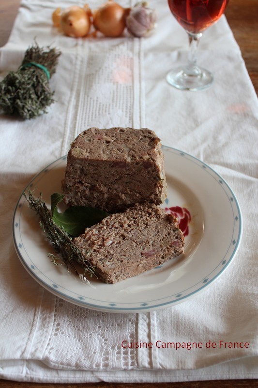Cuisine et Campagne de France TERRINE DE CAMPAGNE