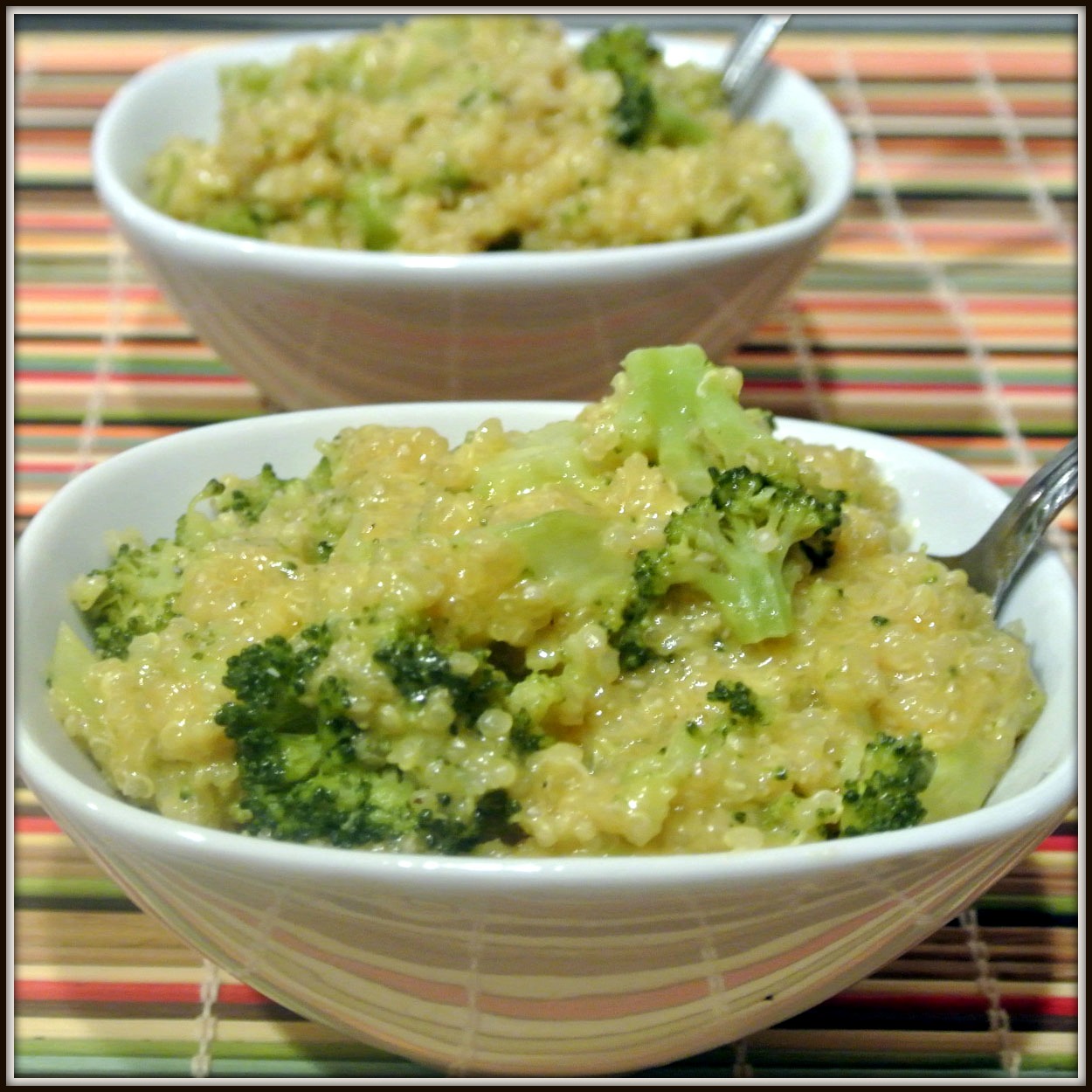 Mom, What's For Dinner? Cheesy Broccoli Quinoa and Giveaway