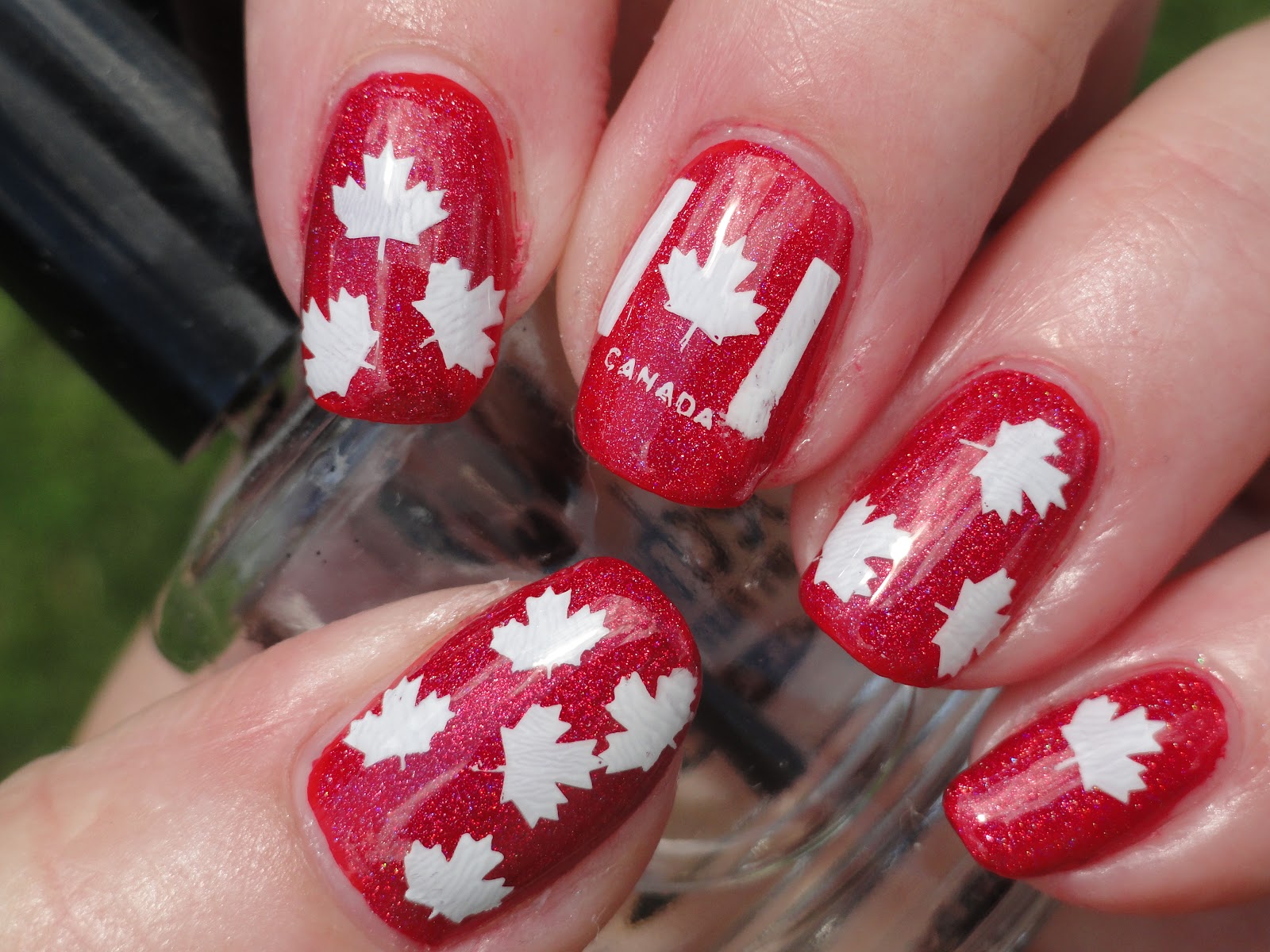 Canadian Nail Fanatic Canada Day Nails