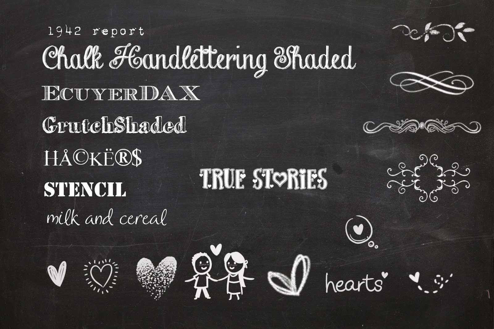 cute font for chalkboard signs