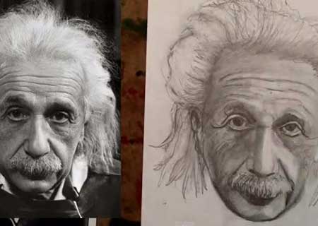 How to Draw Albert Einstein
