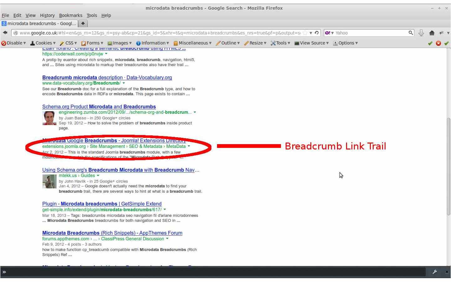Chris Elsen's  Development Blog Microdata and Breadcrumbs