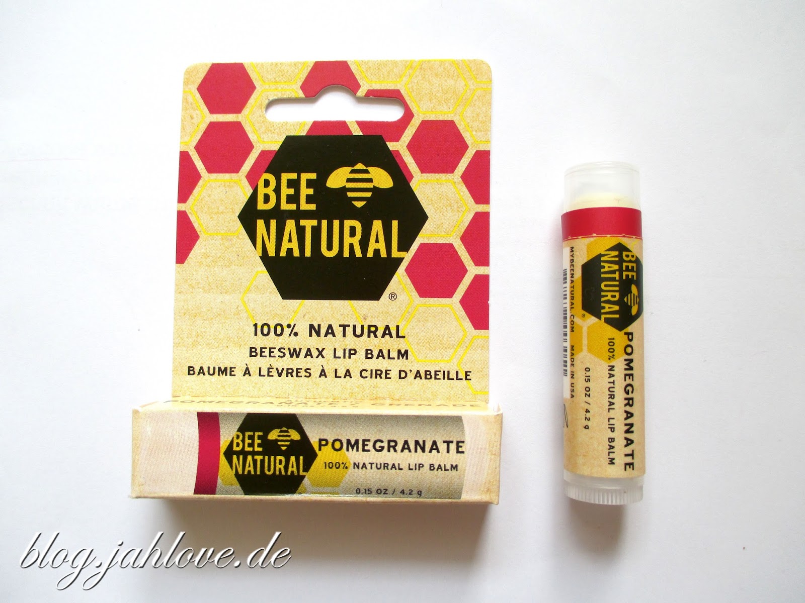 blog.jahlove.de . [Review] Bee Natural Beeswax Lip Balm