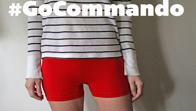 going commando in shorts