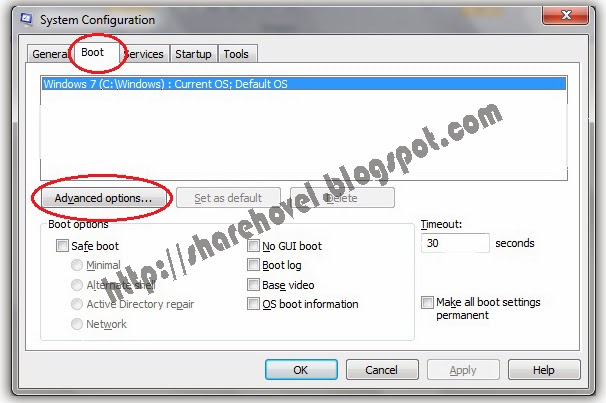 system configuration system configuration - tips cara mempercepat proses booting di windows 7