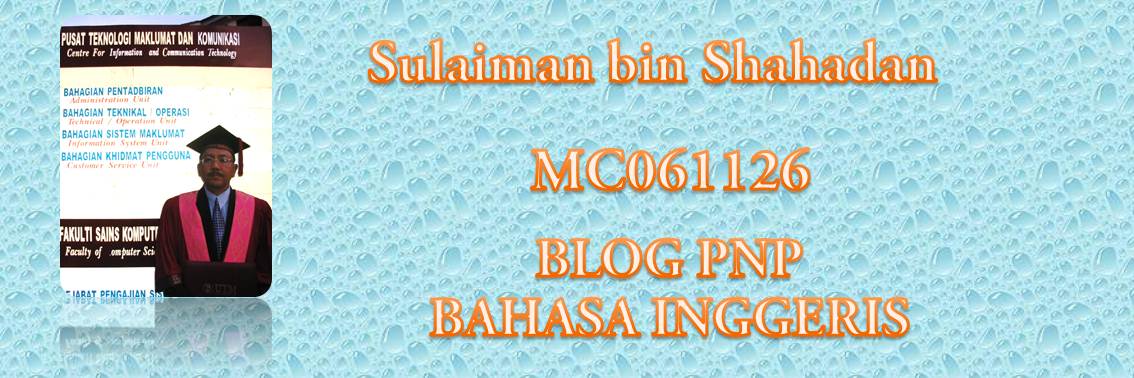 Blog Bahasa Inggeris Sulaiman