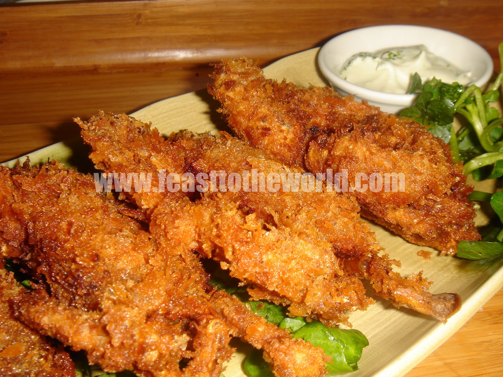 FEAST to the world A Tale Of Two Cities Crispy Soft Shell Crab With