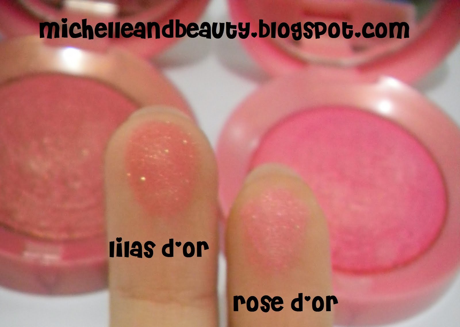 Michelle and Beauty Bourjois Little Round Pot Blush Rose D'or & Lilas D'or