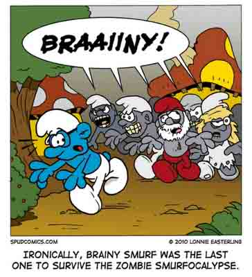 smurf zombie