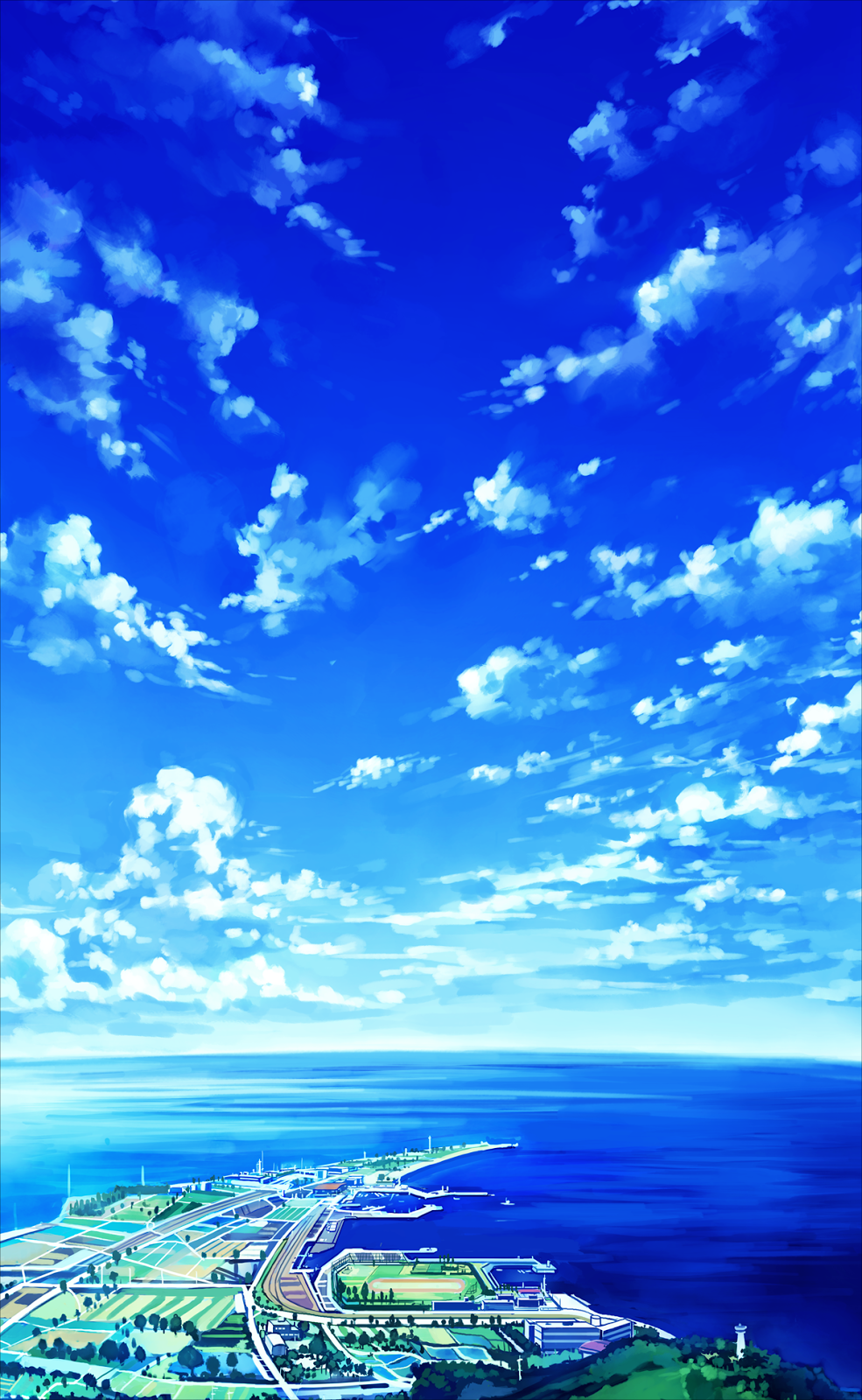 Anime Landscape: Sky (Anime Background)