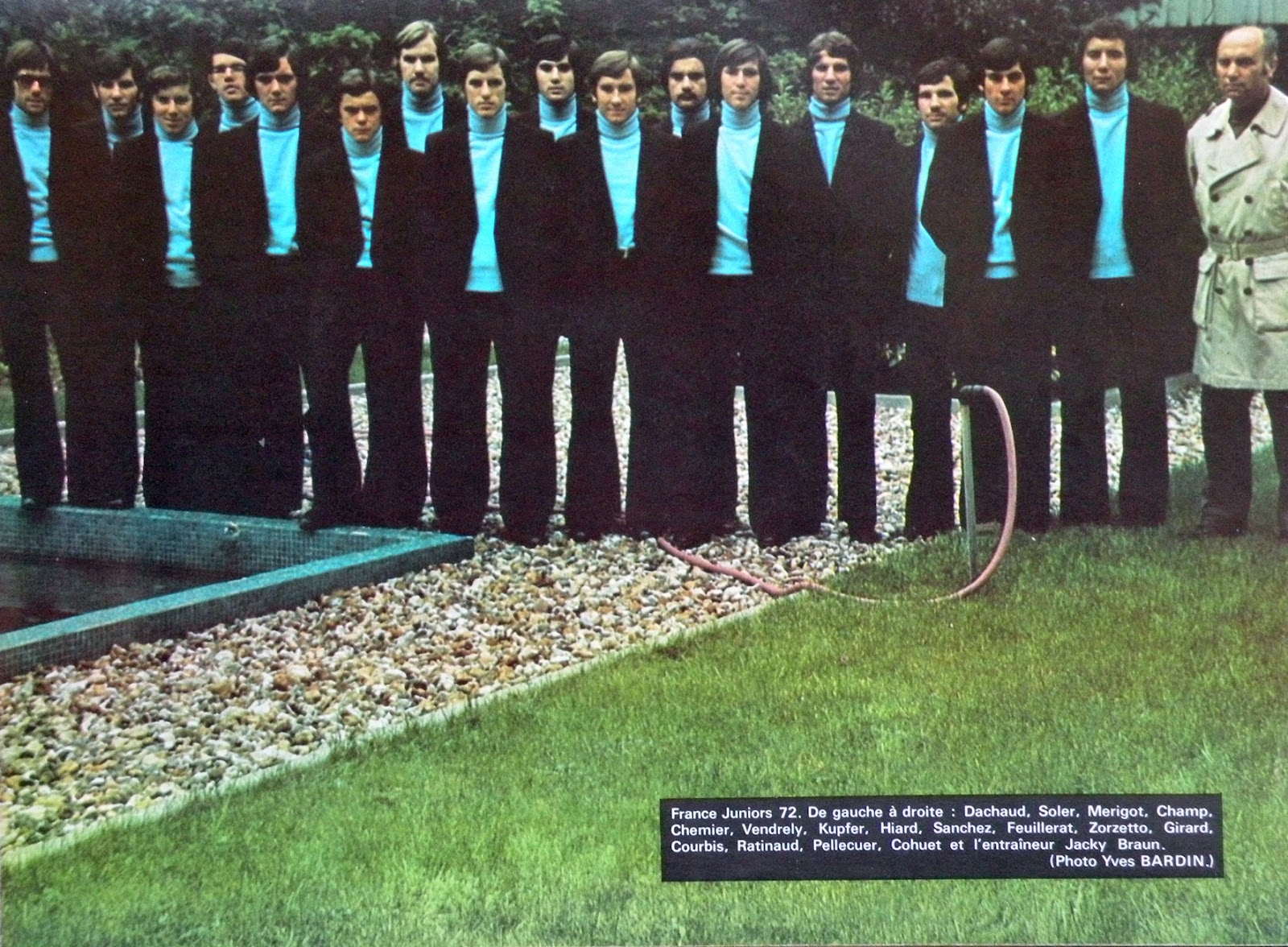 THE VINTAGE FOOTBALL CLUB FRANCE juniors 1972.