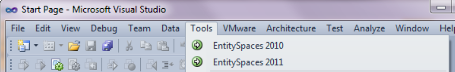 Microsoft EntitySpaces AddIn Microsoft EntitySpaces AddIn