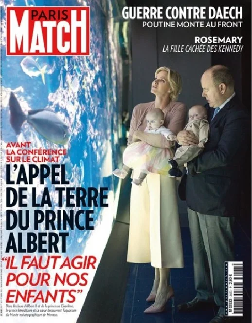Princess Charlene and Prince Albert and twins Princess Gabriella and Prince-Jacques of Monaco