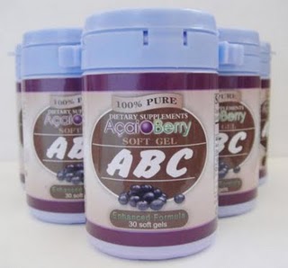 Pelangsing ABC Acai Berry Softgel HARGA PROMO Rp. 180.000 (ORIGINAL) GET 3 FREE 1 Acai+berry