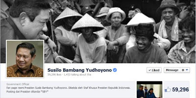 Inilah Facebook Fans Page Resmi Presiden SBY