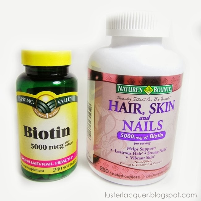 Luster Lacquer Biotin Supplements Comparison Review