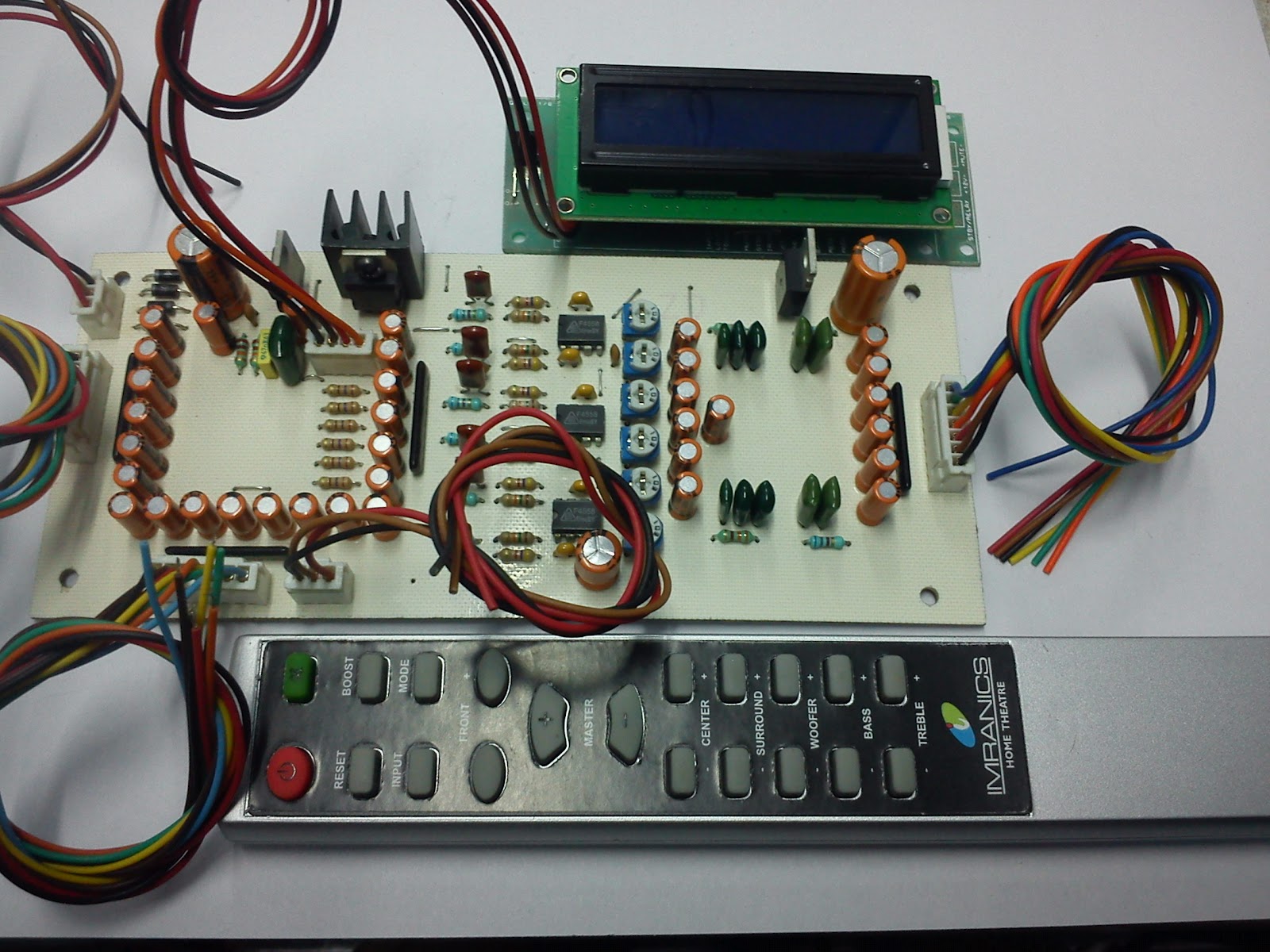 5.1 home theater remote kit with display