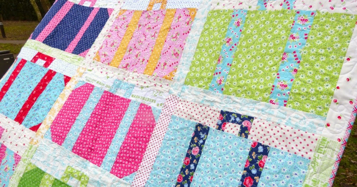 Pretty Little Quilts Going to Grandma's Quilt Block Free Pattern