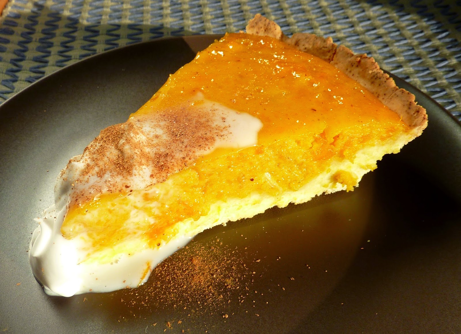 pie de calabaza sin gluten