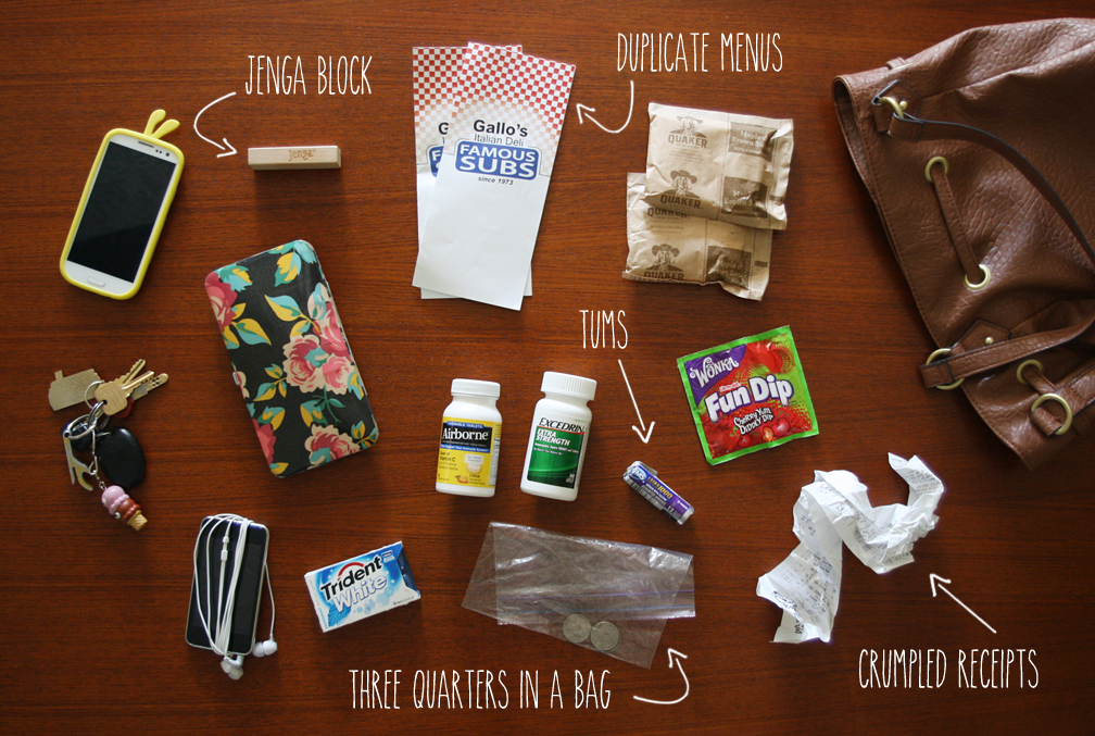 Please Note What's Really In My Purse