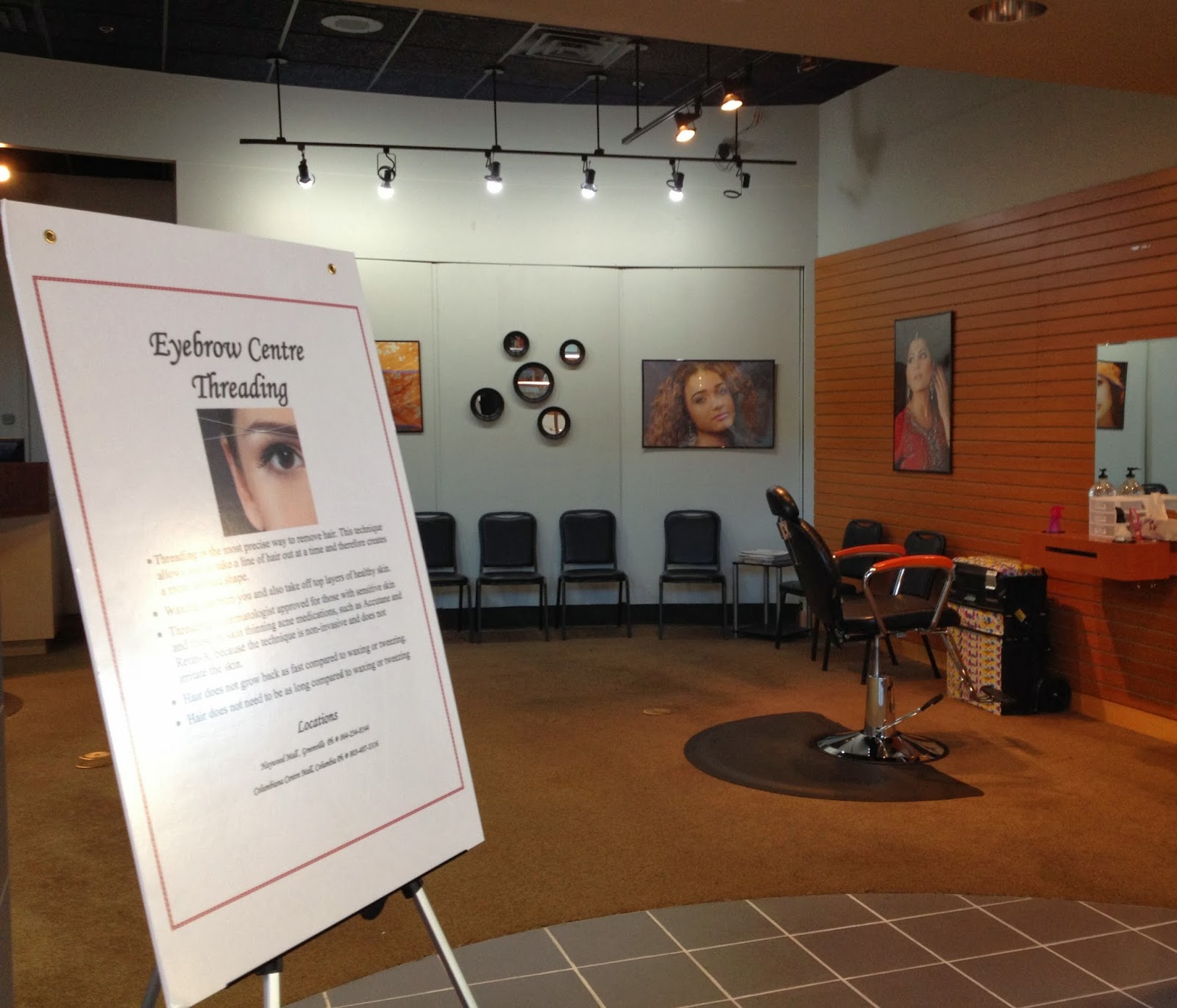 Design Sensible Now at Haywood Mall Eyebrow Threading, for your