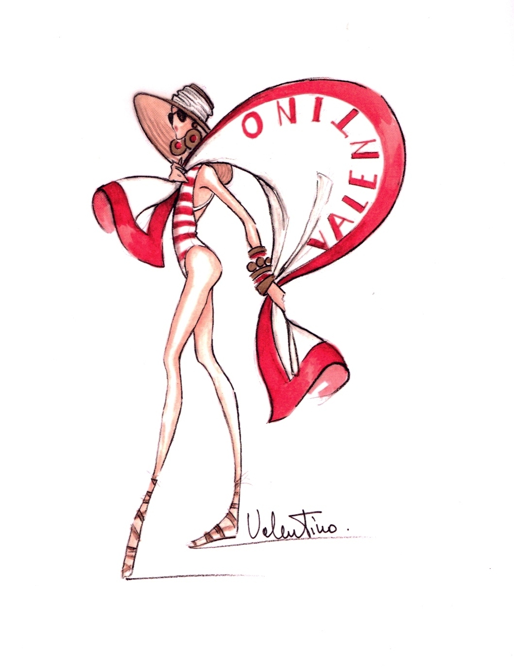 Ludees Valentino Sketches