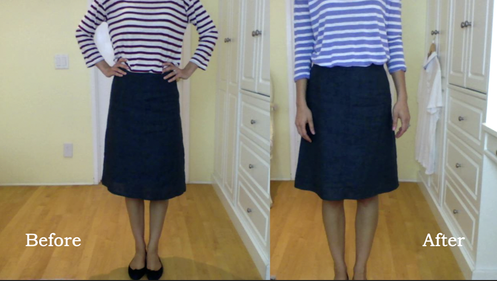 Tailored Skirt Before and After The Daily Connoisseur