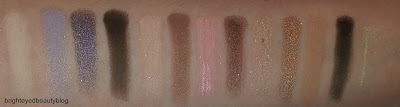 Too Faced Shadow Bon Bons Collection eyeshadows and primer swatches