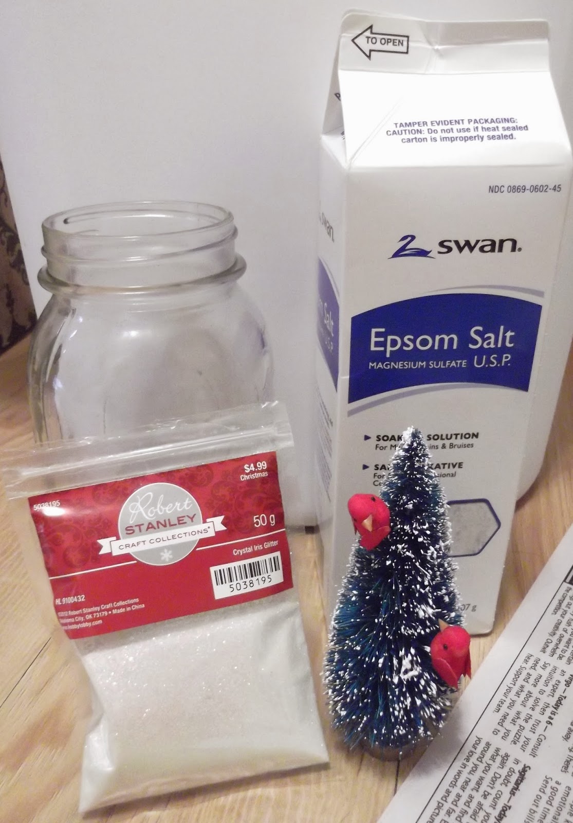 Thrifty 31 Blog: Mason Jar Snow Globes