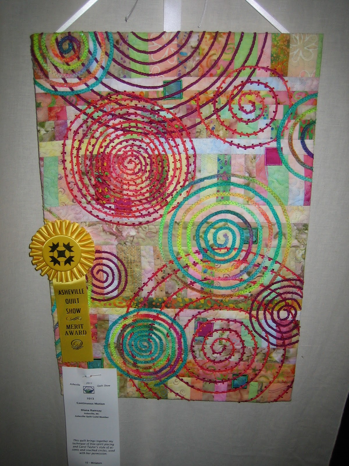 FIBER THOUGHTS Asheville quilt show