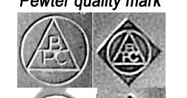 Gold and Silver Hallmarks: antique pewter hallmarks