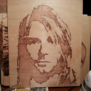 pyrography kurt cobain knitting drama romantic