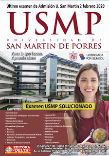 Ultimo Examen de la Universidad San Martín de Porres