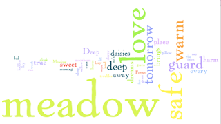 The Meadow Song Word Cloud - www.hungergameslessons.com