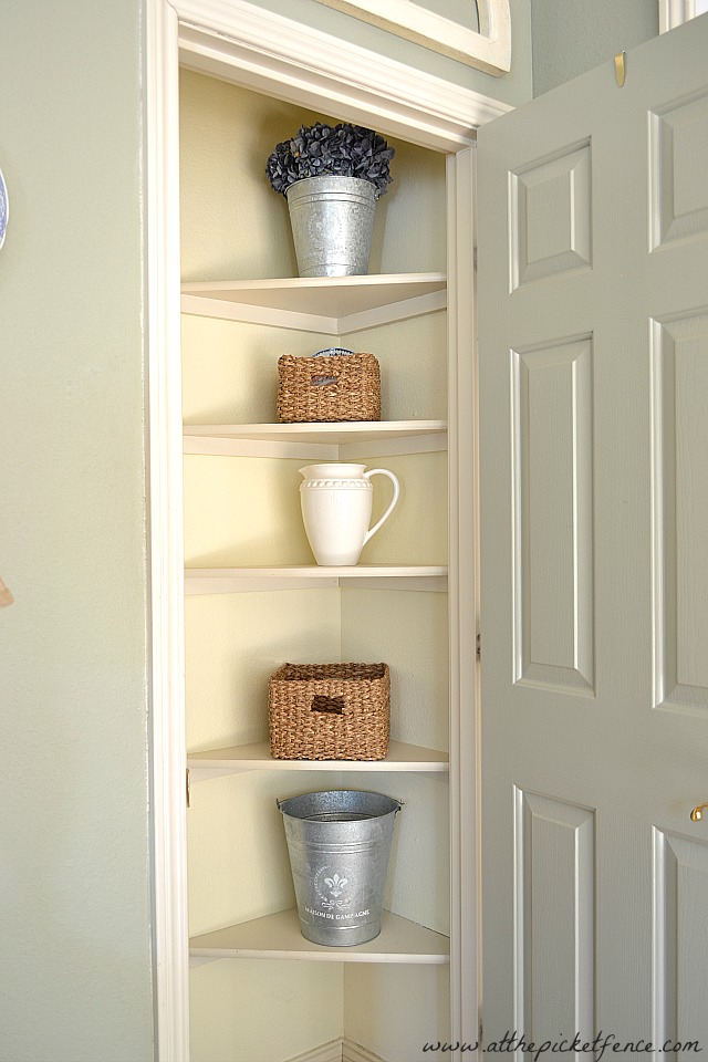Under Stair Closet Turned Butler's Pantry At The Picket Fence