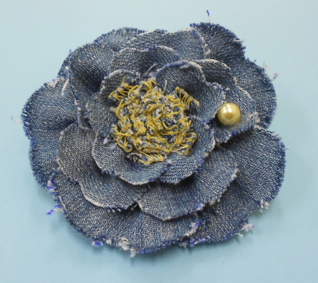 Broches de flores de tela Imagui
