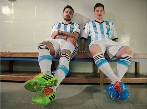 Adidas released Argentina home kit World Cup 2014