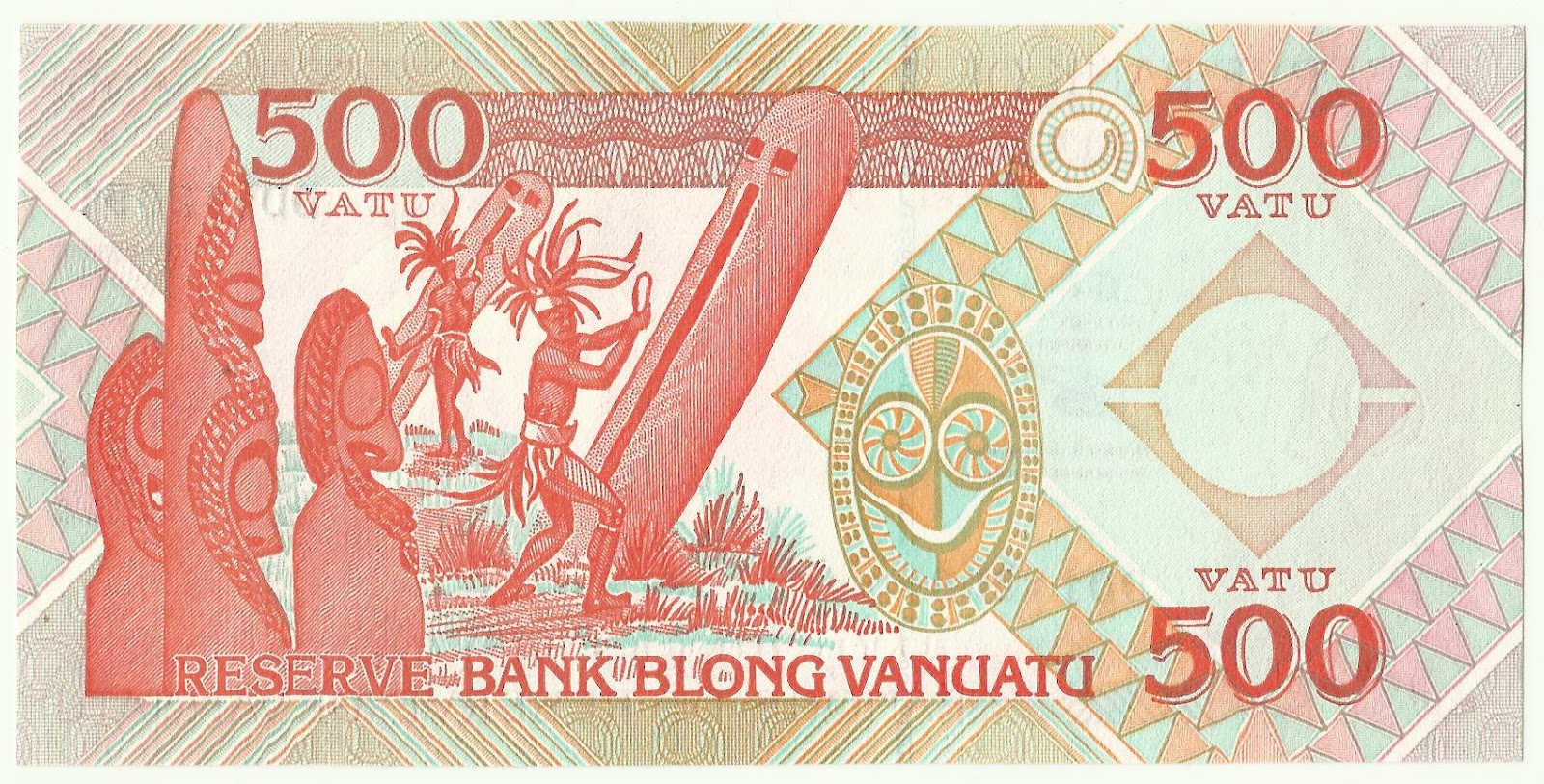 Coin n Currency Collection Banknote of Vanuatu