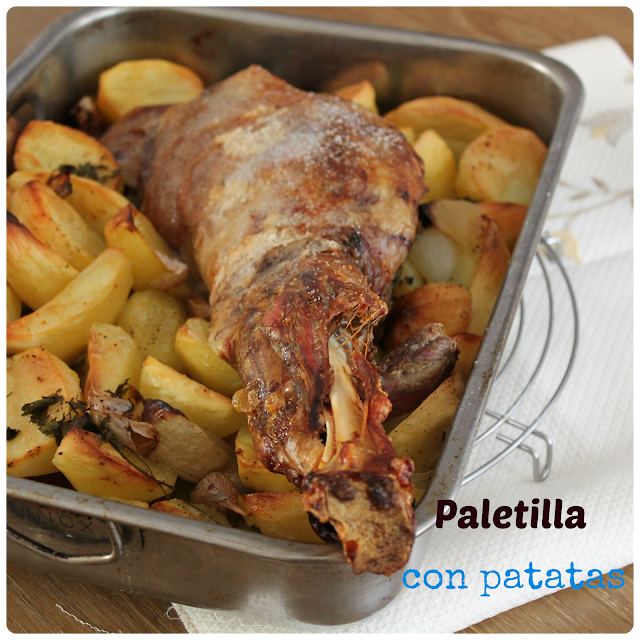 Paletilla Con Con Patatas