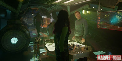 Zoe Saldana and Chris Pratt star in Guardians of the Galaxy
