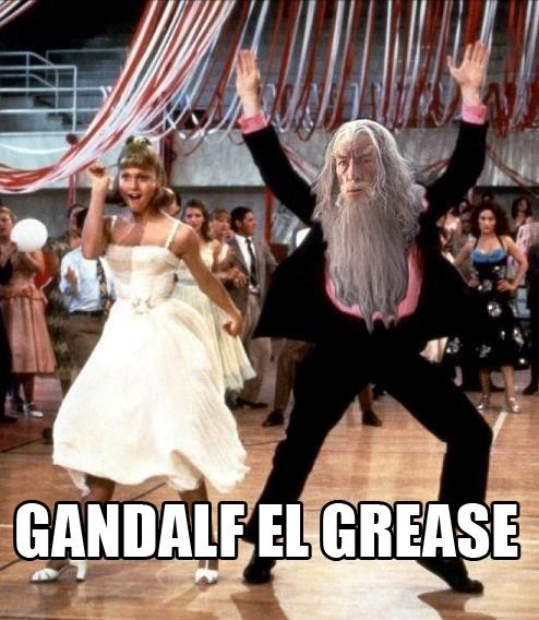 Imágenes divertidas de cine! Gandalf+el+grease