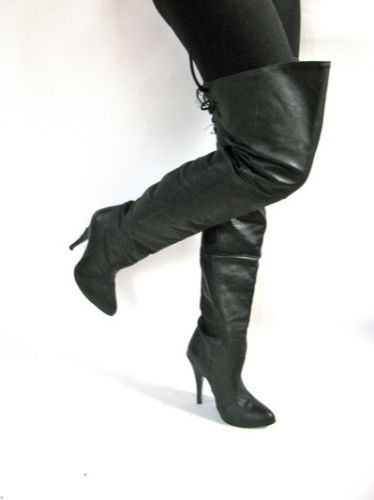 vintage thigh high boots