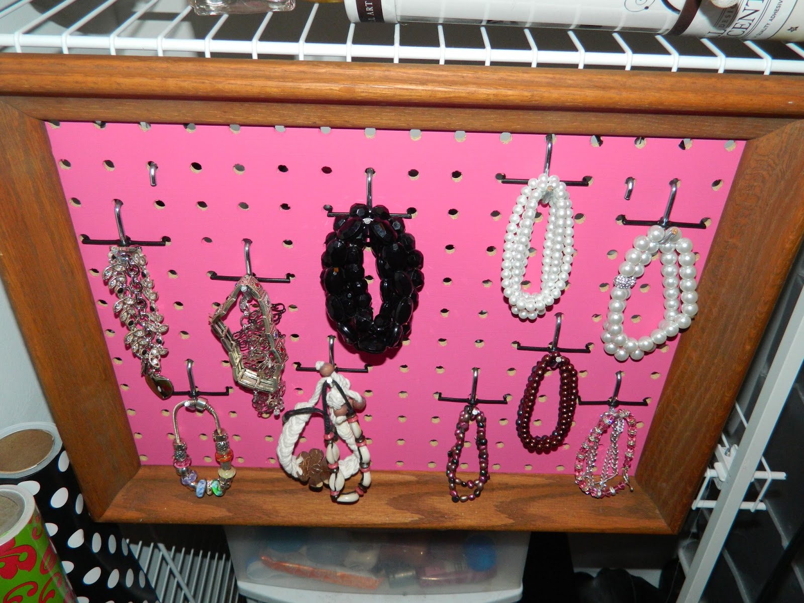 Pinterest 100 Ways Tales & Fails 6 Pegboard Jewelry Display