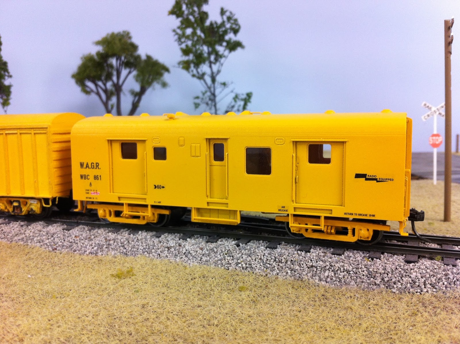Marbelup Models WAGR/Westrail WBC Standard Gauge Guards Van