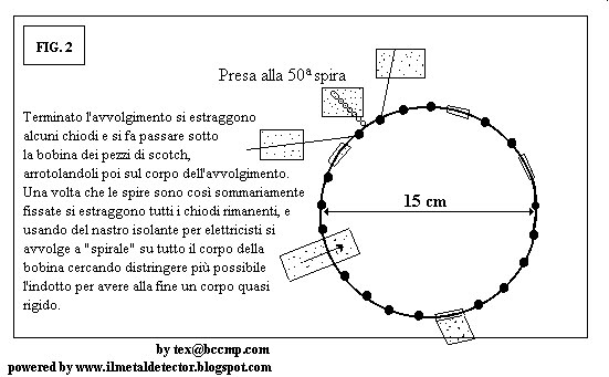 Schema circuito metal detector