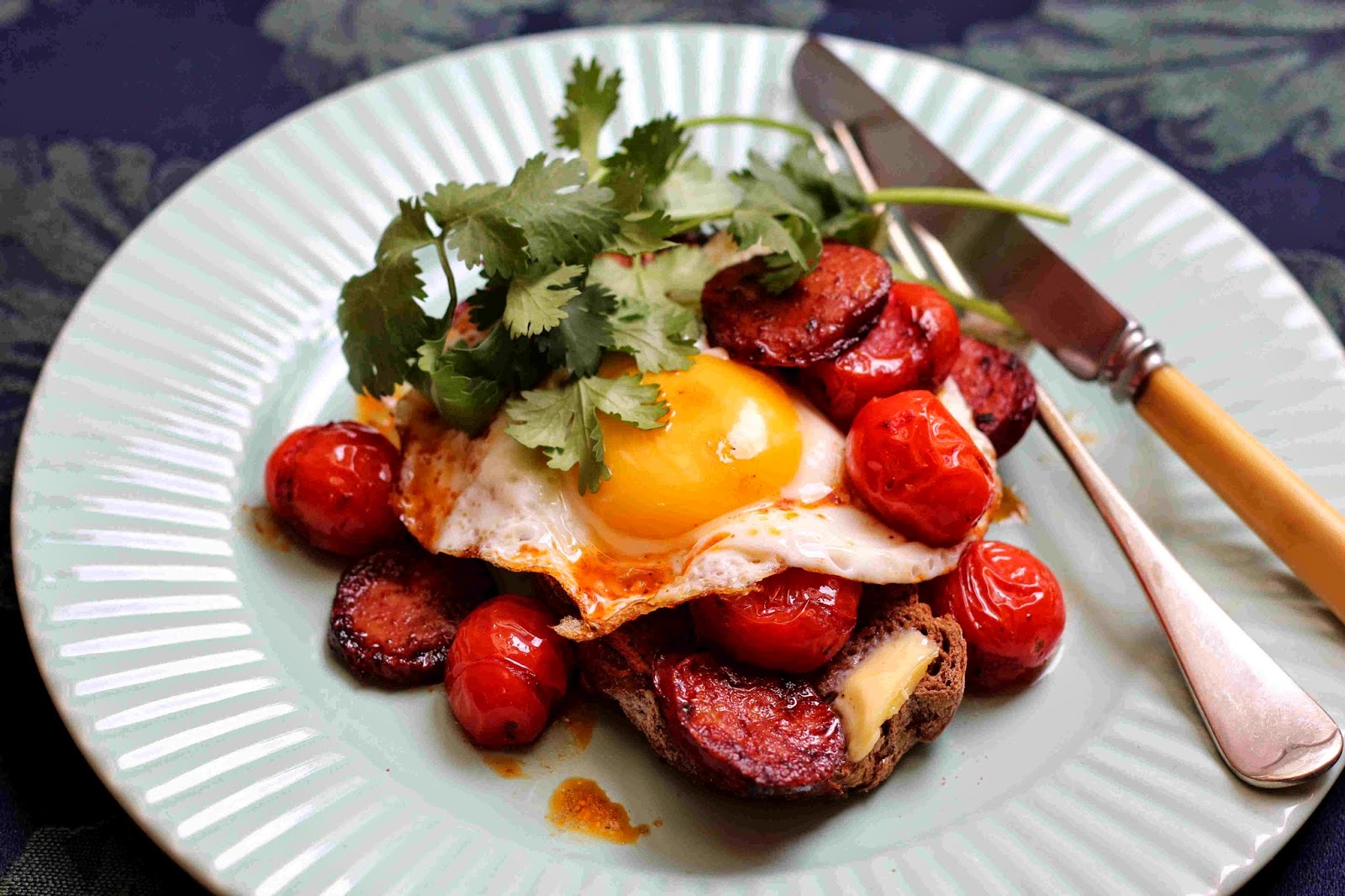 UndomestiKATEd Spiced Chorizo and Tomato Eggs