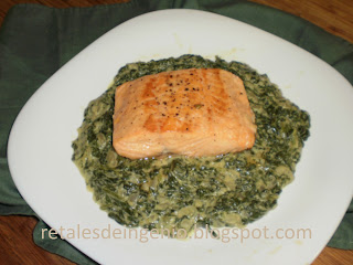 Salmón Con Espinacas