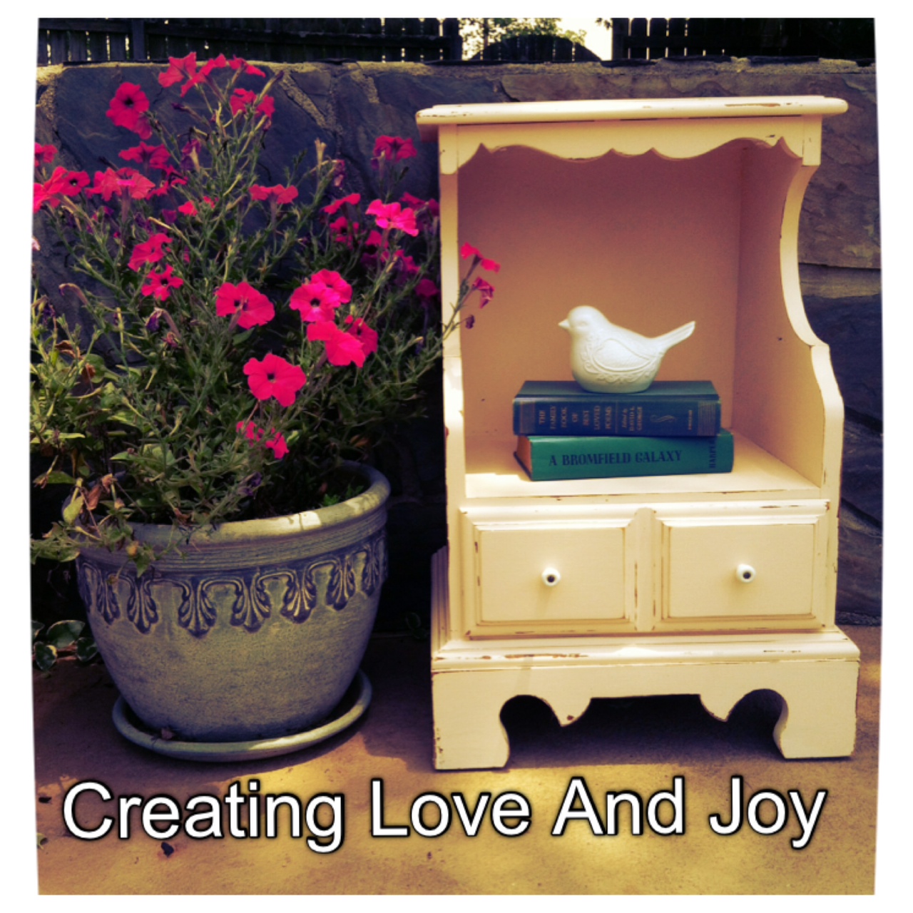 Creating Love And Joy Little Girls Side Table