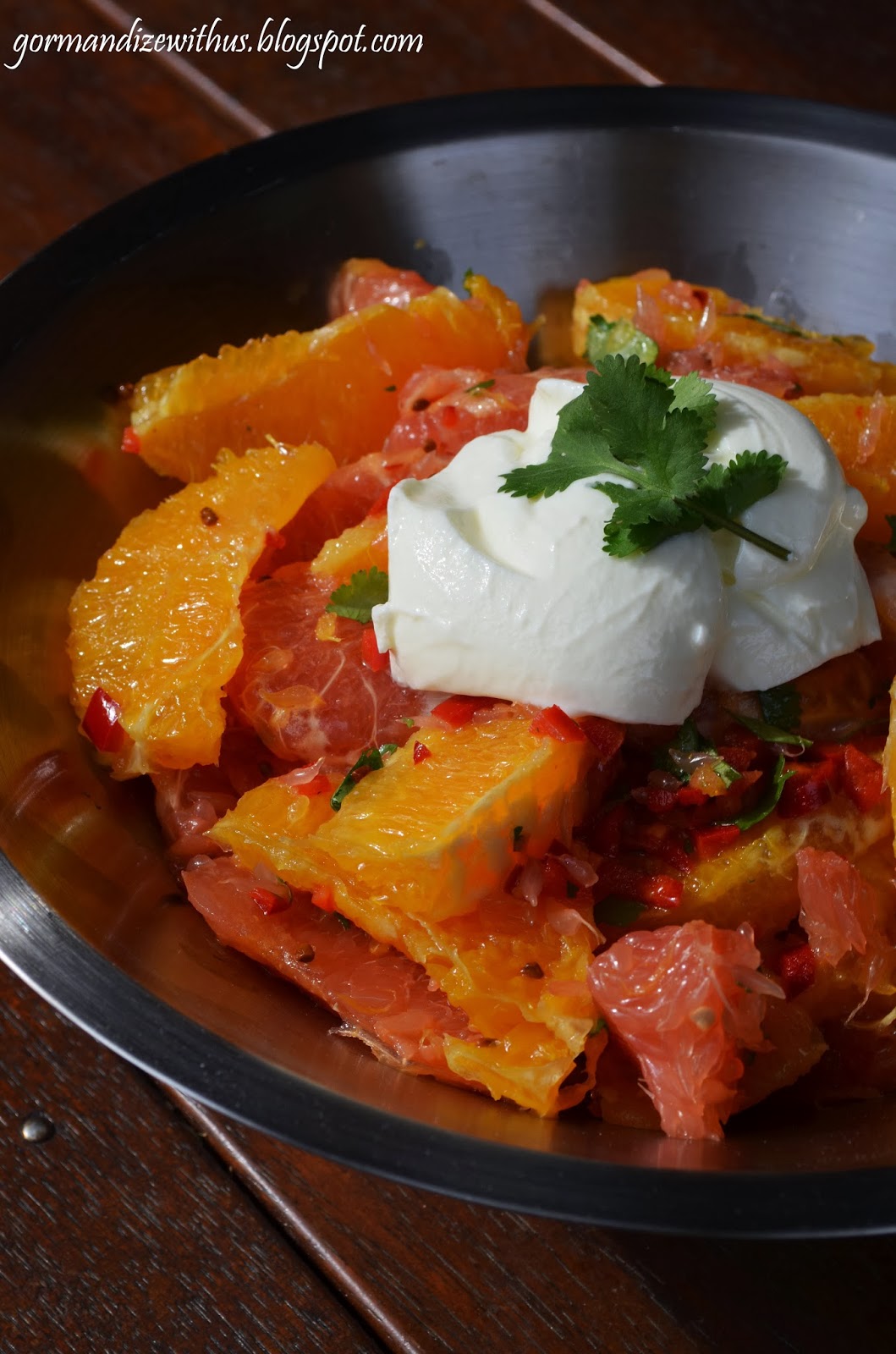 Gormandize Chilli Grapefruit & Orange Salad