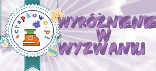 Wyróżnienie w Scrapkowo